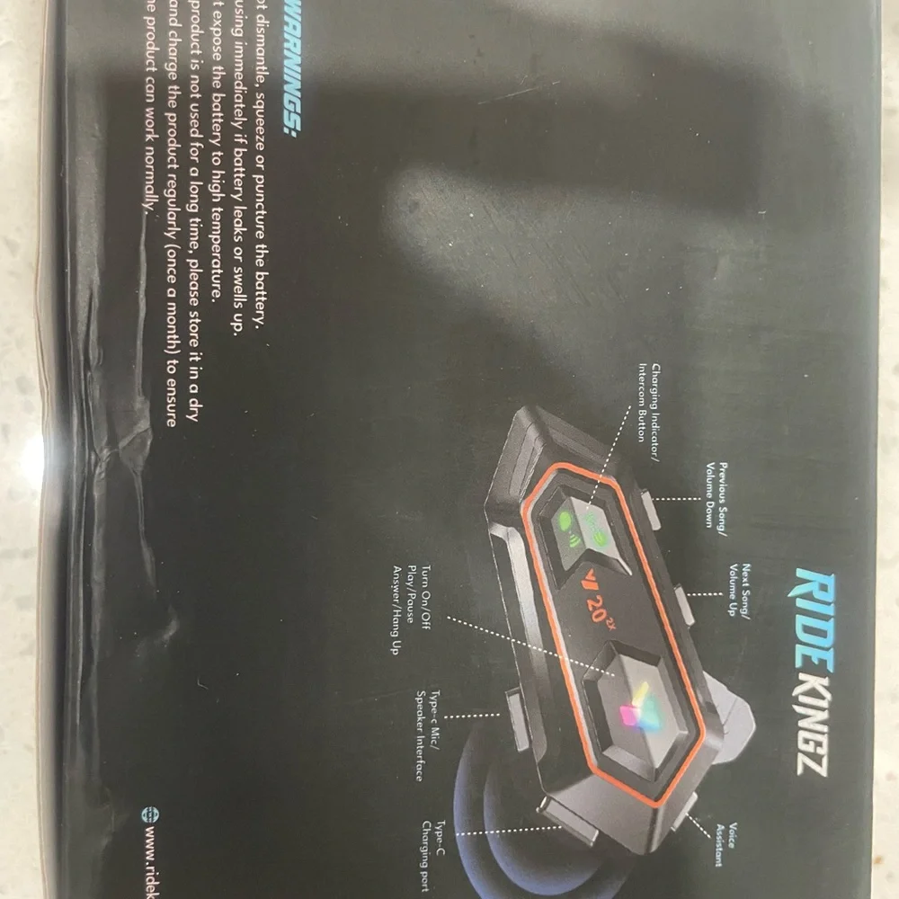 Ride Kingz Helmet Wireless Headset